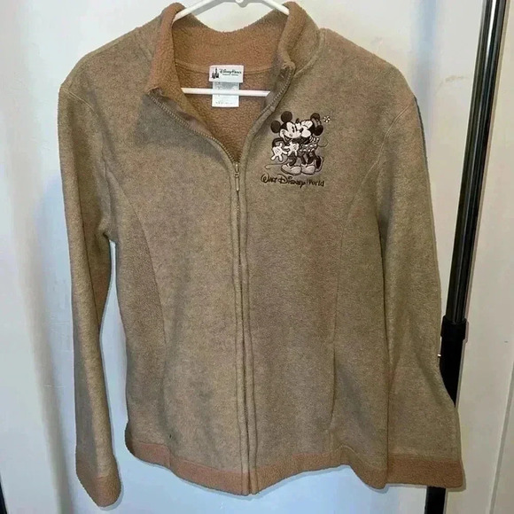 Walt Disney World Zip Up Fleece Jacket A1 - Picture 1 of 6